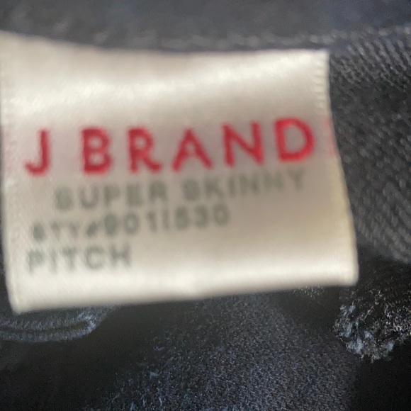 J BRAND SUPER SKINNY LEGGINGS PITCH SIZE 26 - Picture 6 of 7
